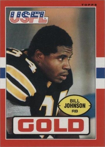 1985 Topps USFL Bill Johnson #33