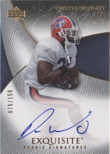2007 Upper Deck Exquisite Collection Dwayne Wright #74