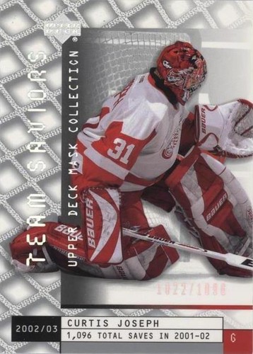 2002-03 Upper Deck Mask Collection - Curtis Joseph #93