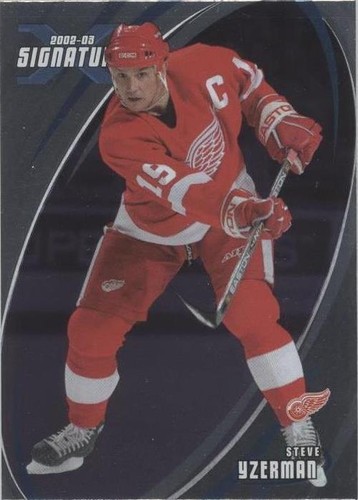 2002-03 In the Game Be A Player Signature Series - Steve Yzerman #112
