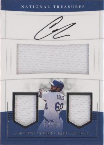2017 Panini National Treasures - Andrew Toles #PCS-AT