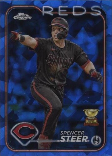 2024 Topps Chrome Sapphire Edition - Spencer Steer #485