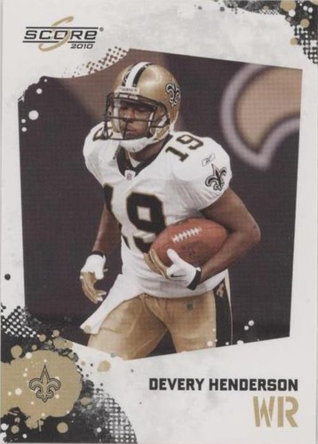 2010 Score Devery Henderson #179