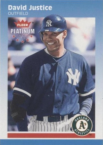 2002 Fleer Platinum - David Justice #55