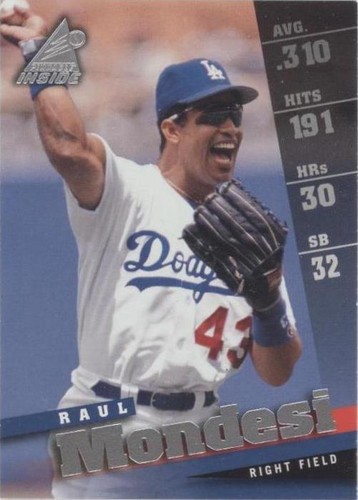 1998 Pinnacle Inside - Raul Mondesi #84