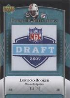 2007 UD Premier Lorenzo Booker #PS-13