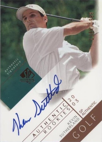 2003 SP Authentic - Kevin Sutherland #114