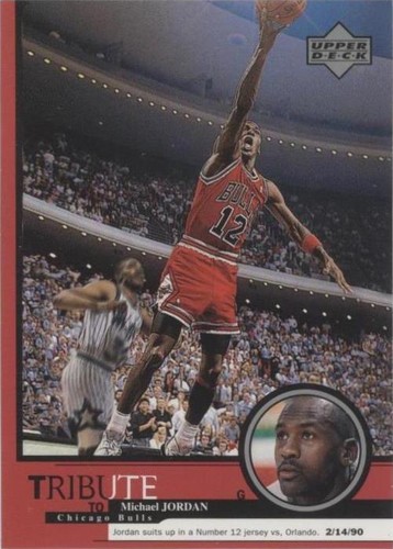1998/99 UPPER DECK TRIBUTE TO JORDAN NBA BASKETBALL LUNCH