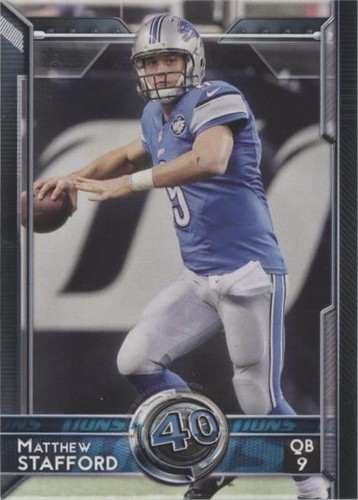 2015 Topps Matthew Stafford #335