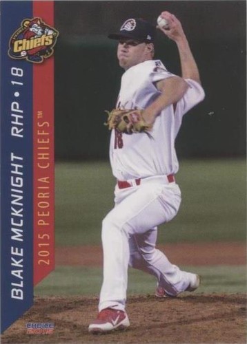 2015 Choice Peoria Chiefs - Blake Mcknight #14
