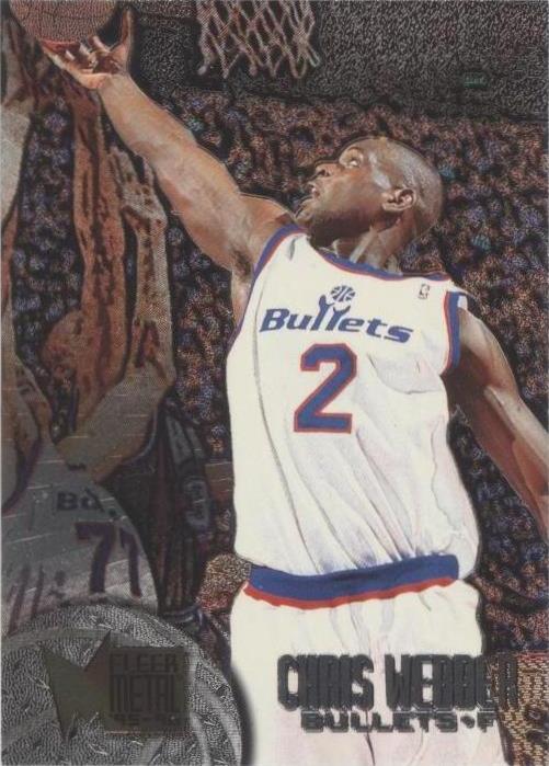 Fleer Metal 1995-96 - Chris Webber #118