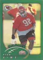 2002 Topps Chrome Ryan Sims #184