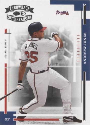 2004 Donruss Throwback Threads - Andruw Jones #16