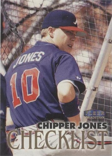 1998 Fleer Tradition - Chipper Jones #345