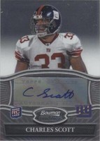 2010 Bowman Sterling Charles Scott #BSA-CS