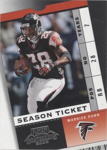 2003 Playoff Contenders Warrick Dunn #78
