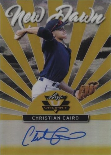 2019 Leaf Valiant - Christian Cairo #ND-CC3