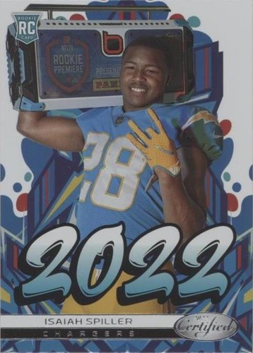 2022 Panini Certified Isaiah Spiller #2022-16
