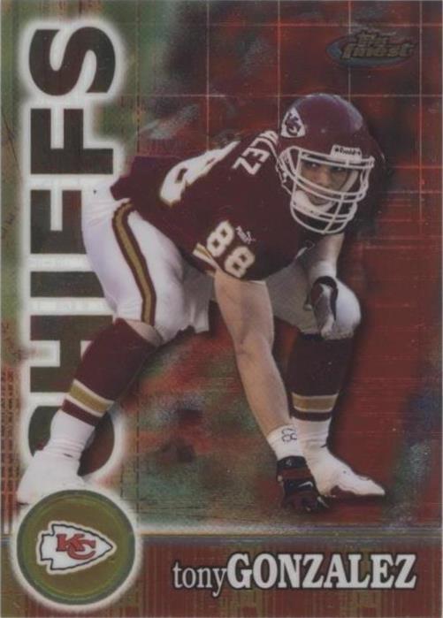 2000 Topps Finest Tony Gonzalez #39