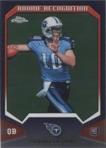 2011 Topps Chrome Jake Locker #RR-JL