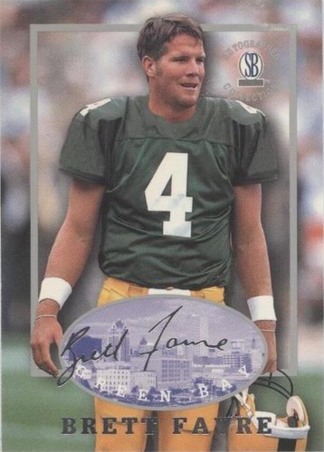 1997-98 Score Board Autographed Collection Brett Favre #2