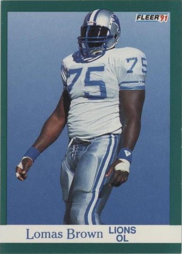 1991 Fleer Lomas Brown #242
