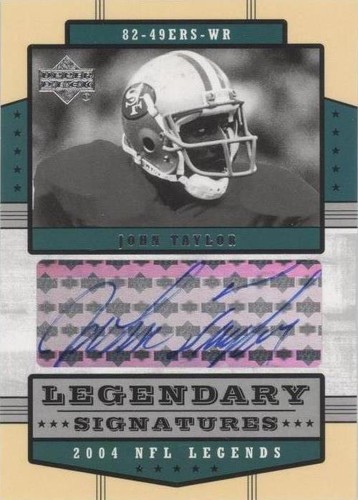 2004 Upper Deck NFL Legends John Taylor #LS-JO