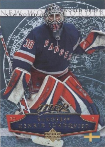 2007-08 Upper Deck MVP - Henrik Lundqvist #NW12