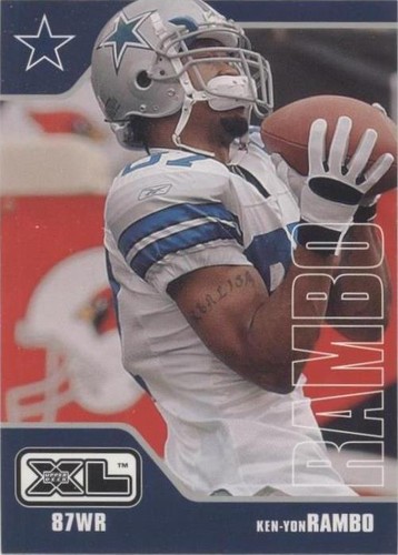 2002 Upper Deck XL Ken-Yon Rambo #137