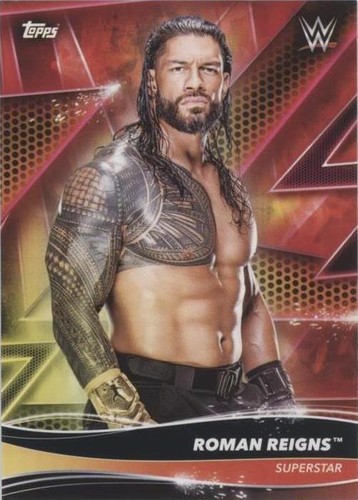 ロマンレインズ　サイン&レリックカード　44/50 TOPPS WWE Roman Reigns - 2025 WWE Topps NOW® Card 2 - LOOK FOR