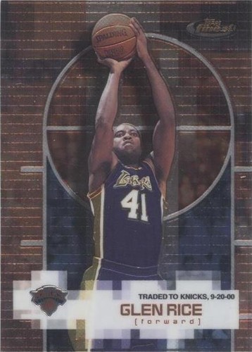 2000-01 Topps Finest - Glen Rice #102