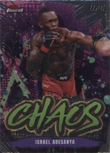2024 Topps Finest UFC - Israel Adesanya #CHA-29