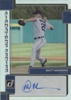 2022 Panini Donruss - Matt Manning #SS-MM