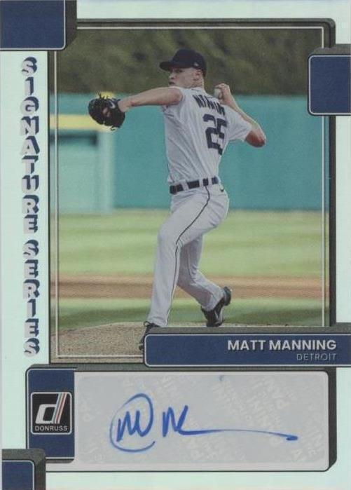 2022 Panini Donruss - Matt Manning #SS-MM