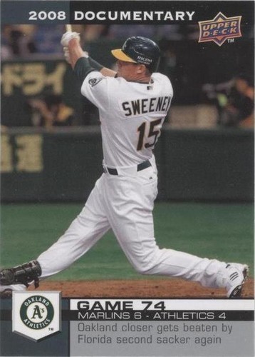 2008 Upper Deck Documentary - Ryan Sweeney #2294