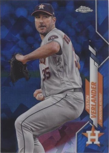 2020 Topps Chrome Sapphire Edition - Justin Verlander #345