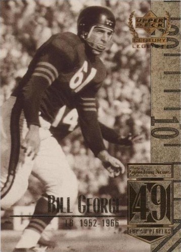 1999 Upper Deck Century Legends Bill George #49
