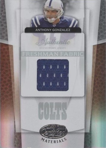 2007 Leaf Certified Materials Anthony Gonzalez #212