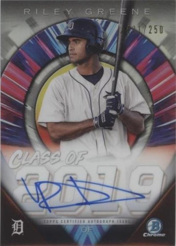 2019 Bowman Draft - Riley Greene #C19A-RG