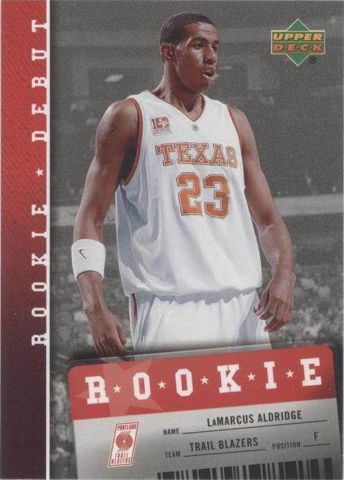 Debut de novato en cubierta superior 2006-07 - LaMarcus Aldridge #103