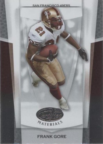 2007 Leaf Certified Materials Frank Gore #67