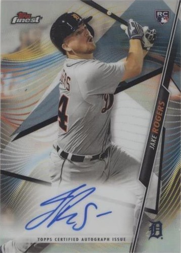 2020 Topps Finest - Jake Rogers #FA-JR