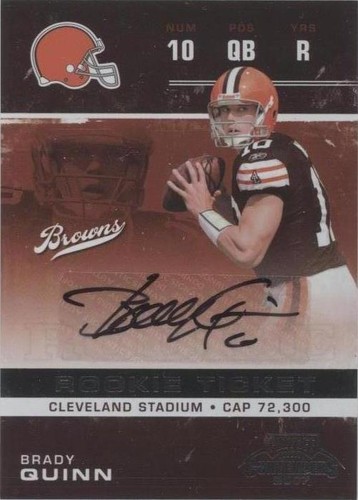 2007 Playoff Contenders Brady Quinn #115