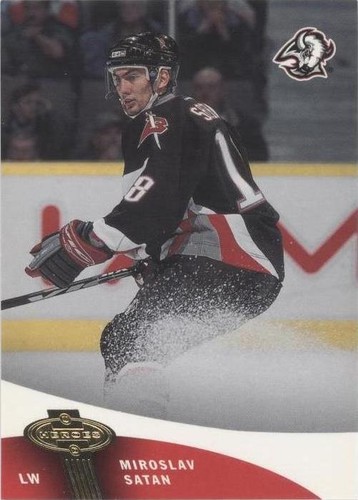 2000-01 Upper Deck Heroes Miroslav Satan Auto Autograph