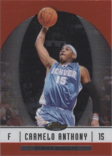 2006-07 Topps Finest - Carmelo Anthony #1
