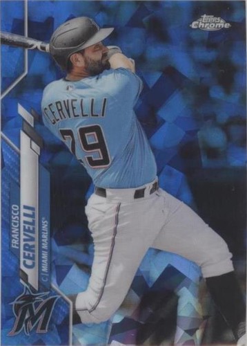 2020 Topps Chrome Update Series Sapphire Edition - Francisco Cervelli #U-20
