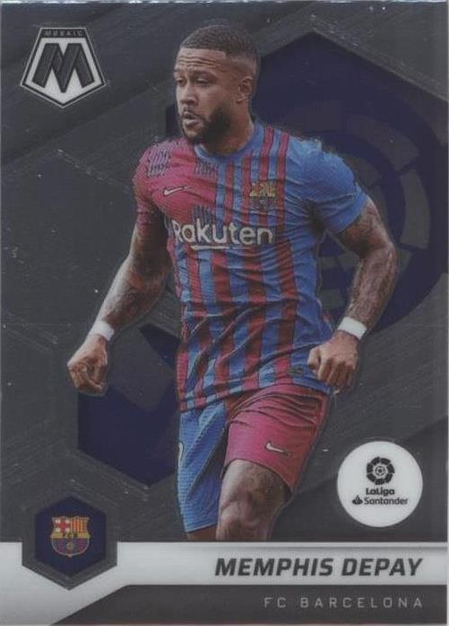 2021-22 Panini Mosaic La Liga Memphis Depay #47
