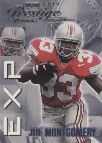 1999 Playoff Prestige EXP Joe Montgomery #EX14