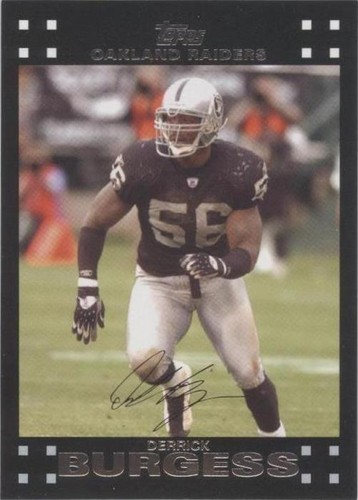2007 Topps Derrick Burgess #262