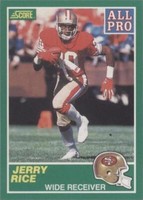 1989 Score Jerry Rice #292